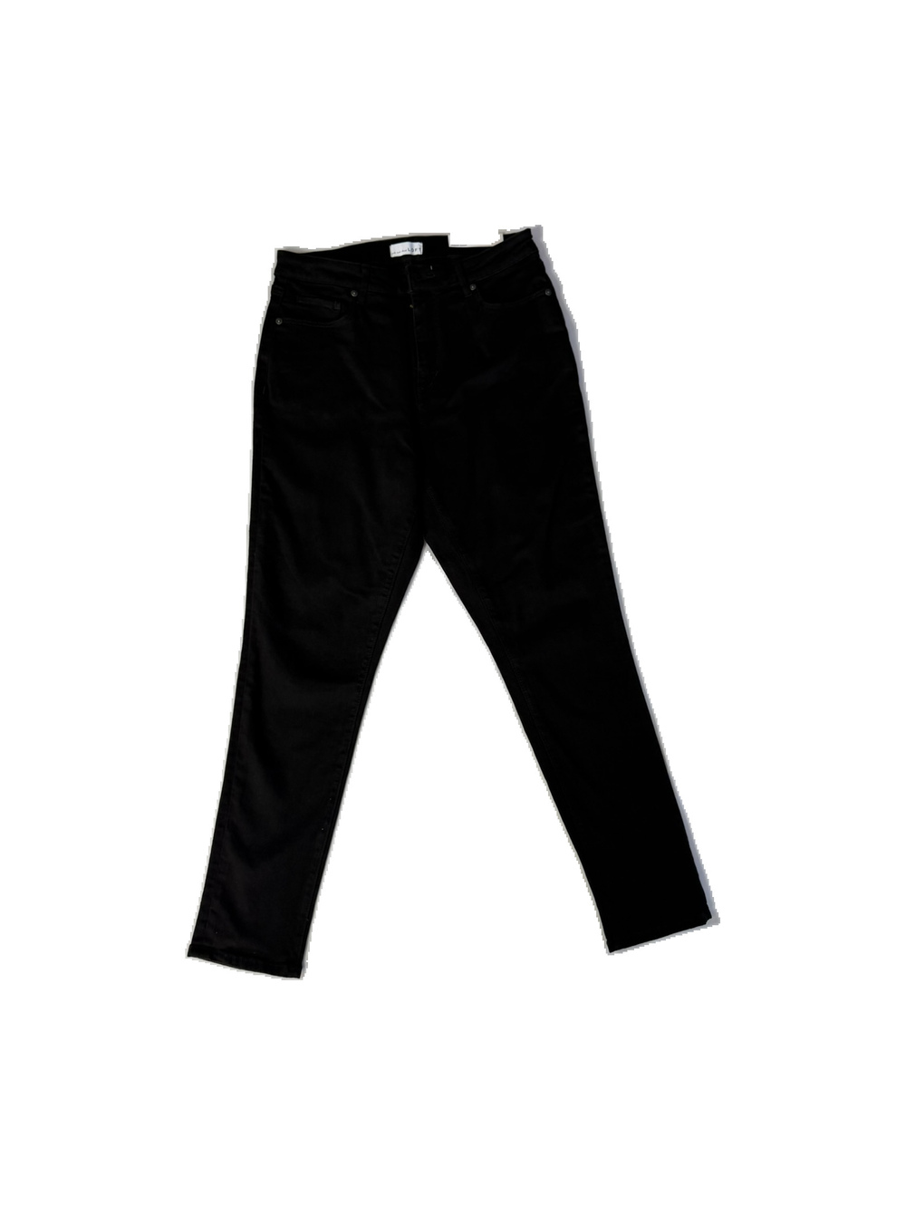 LOFT The Skinny High Rise Curvy Black Jeans Size 30